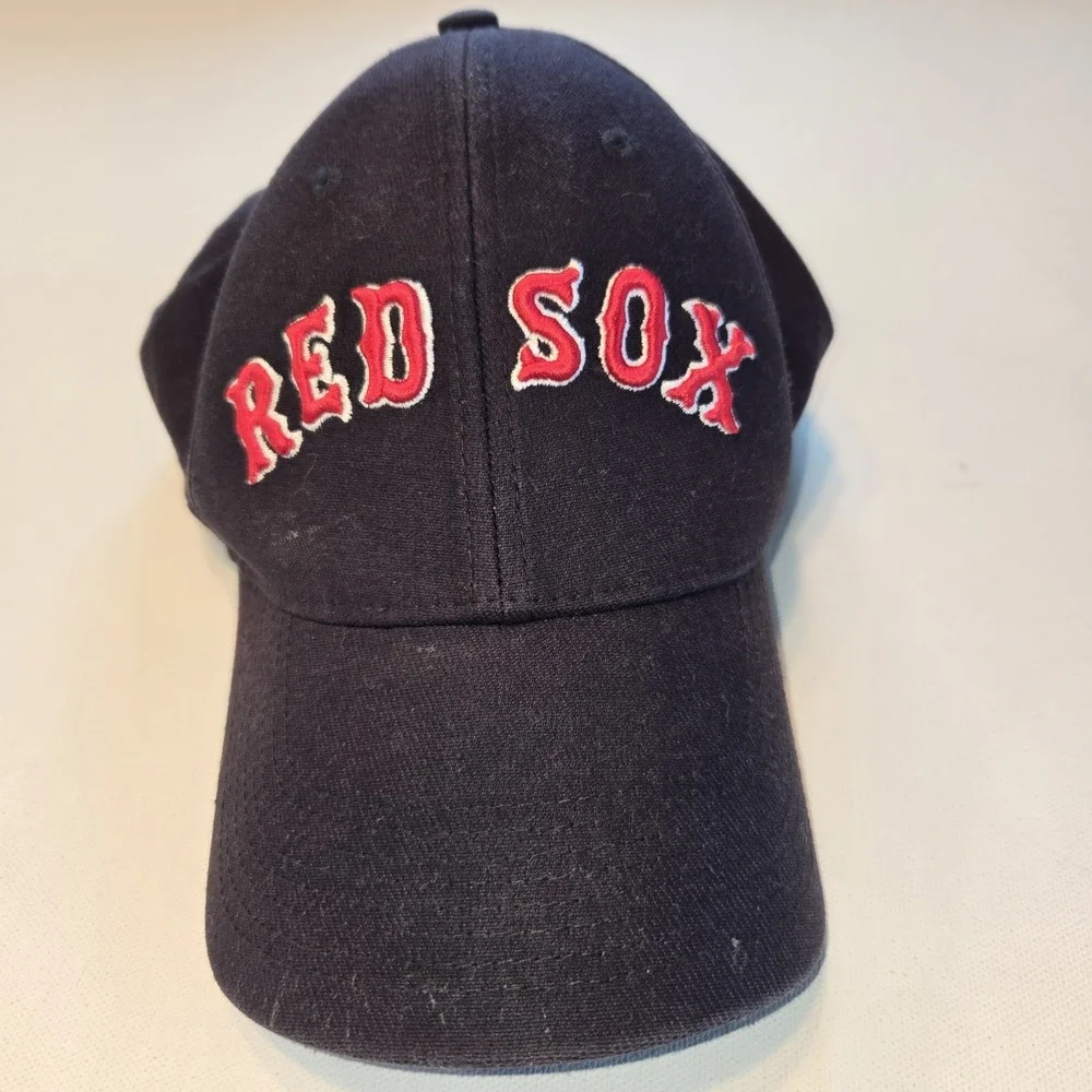Nike Red Sox Navy Blue Baseball Hat MLB Genuine Merchandise One Size Fits All - Picture 2 of 10